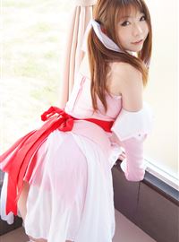 [Cosplay] pink girl with beautiful buttocks(8)